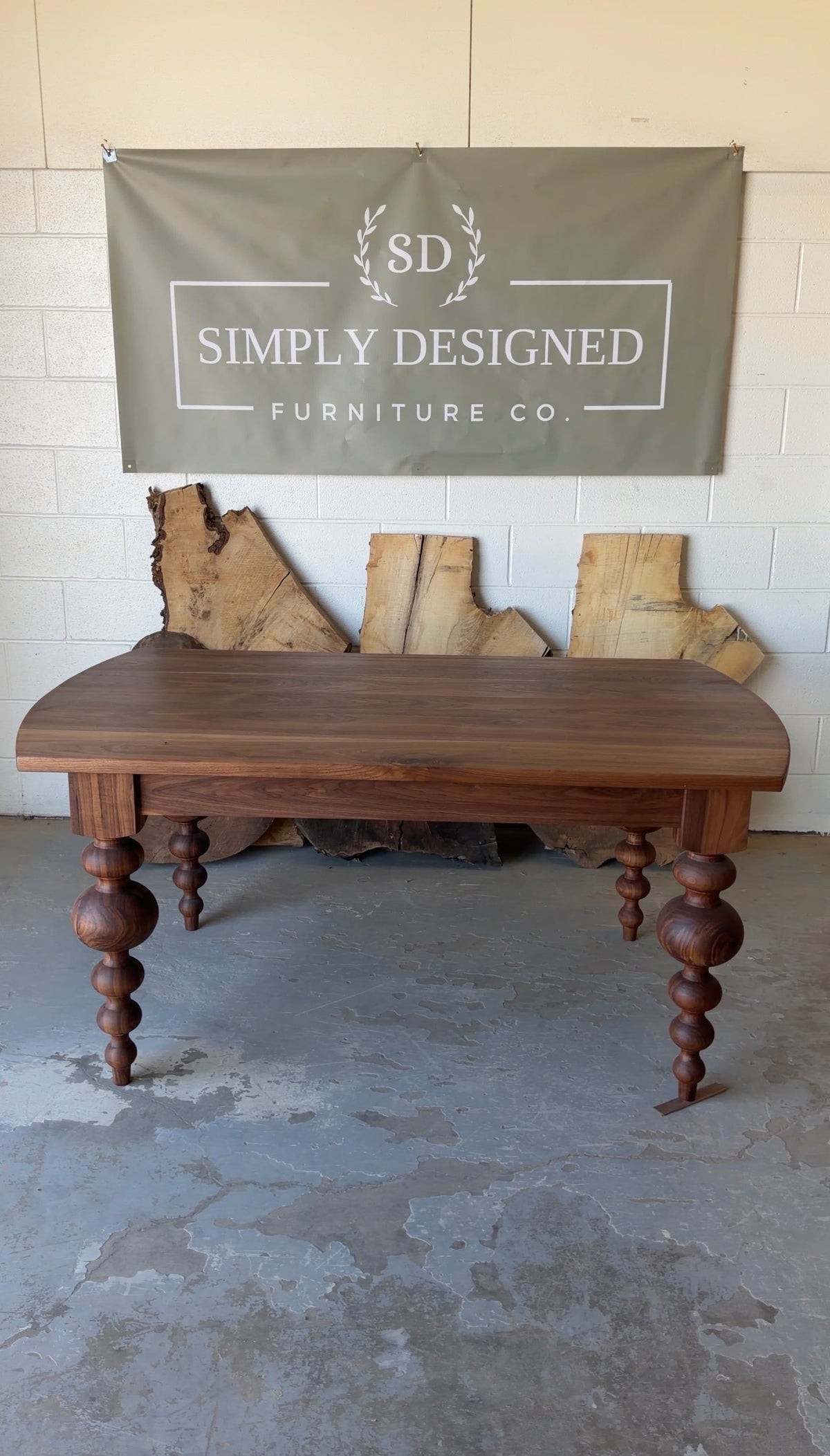 The Jameson Table in Walnut
