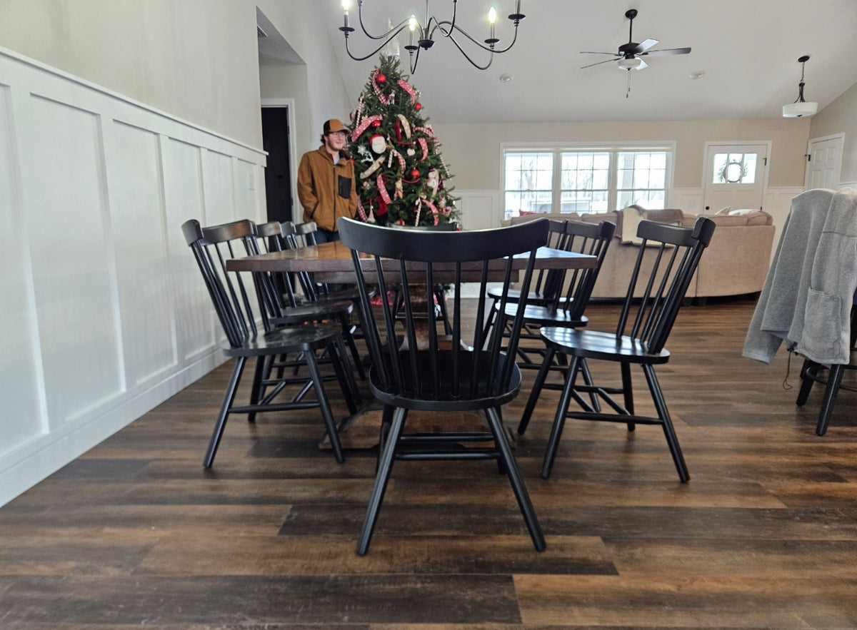 The Modern Sculpted Table in Walnut