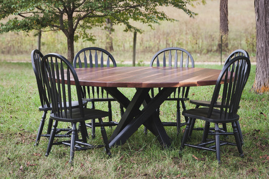The Eclectic Round Table in Walnut